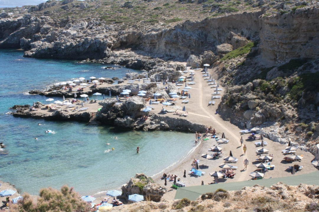 Hoteleigener Strand Hotel Kalithea Horizon Royal