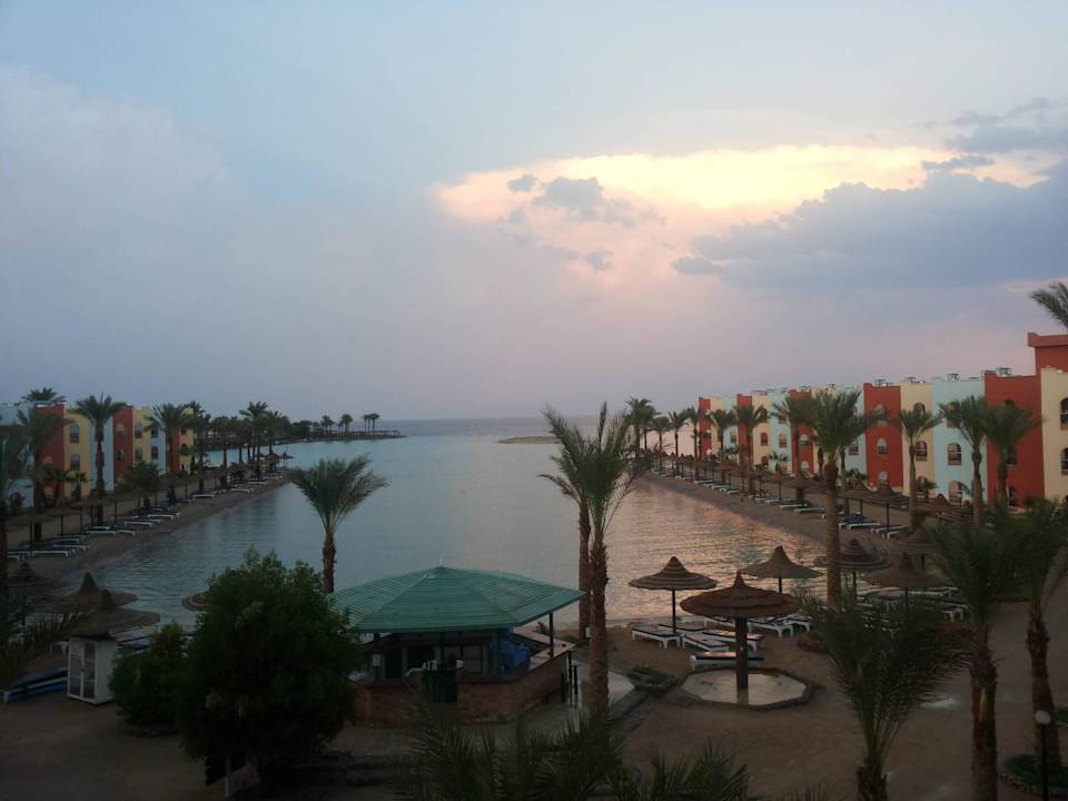 Blick vom Balkon Arabia Azur Resort
