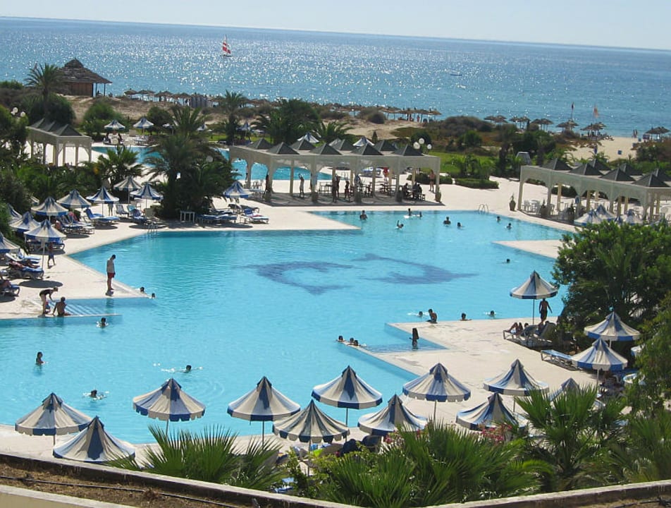 Blick vom Zimmer aus Sentido Marillia Resort & Spa