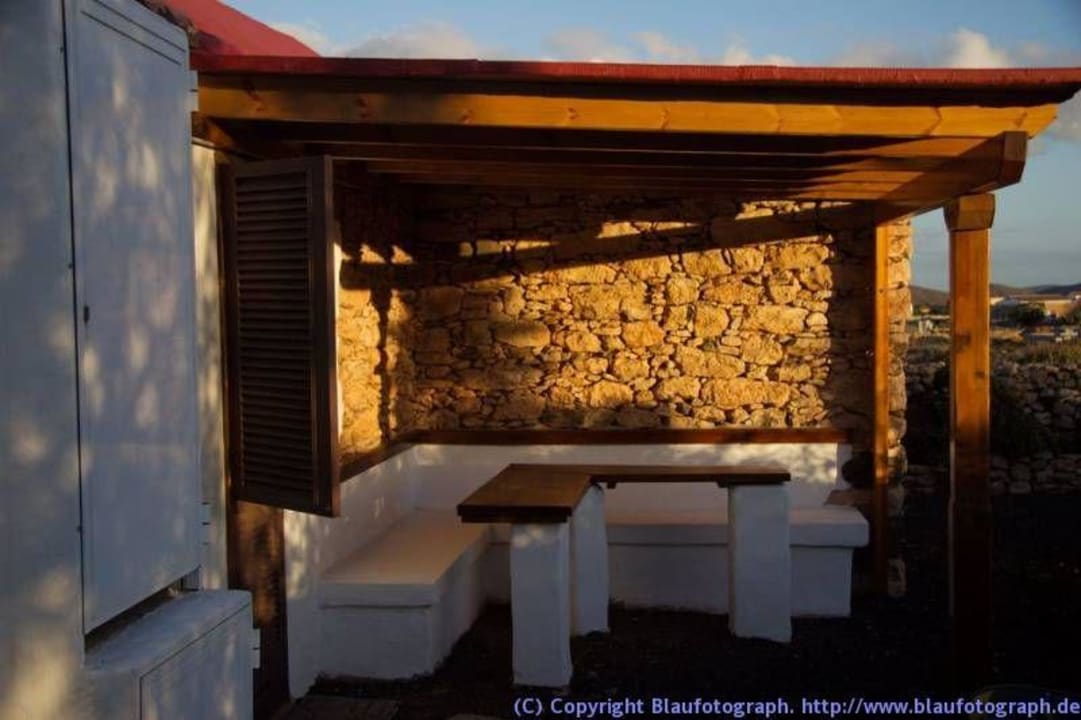 Im Garten. Platz zum frühstücken Casa de San Ramón Appartement