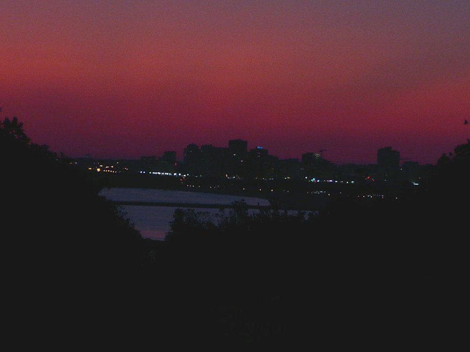Sonnenuntergang über Portimao Hotel Vila Gaivota