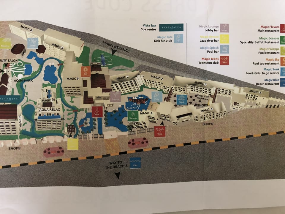 Lageplan des Steigenberger Aqua Magic  Steigenberger Aqua Magic