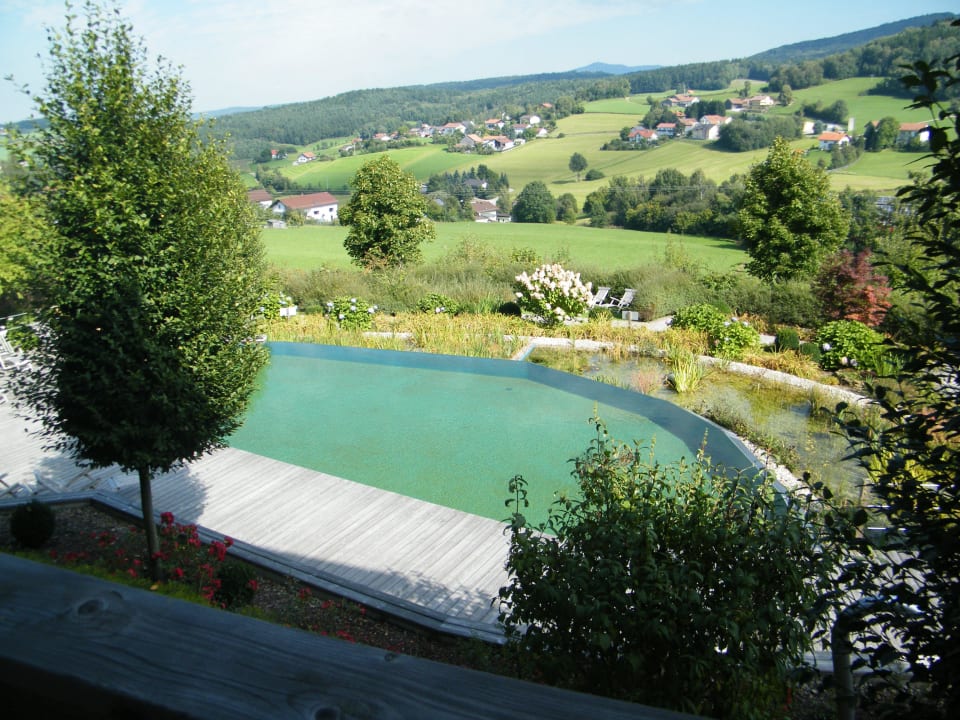 Ausblick von dem Balkon Hotel Christiane