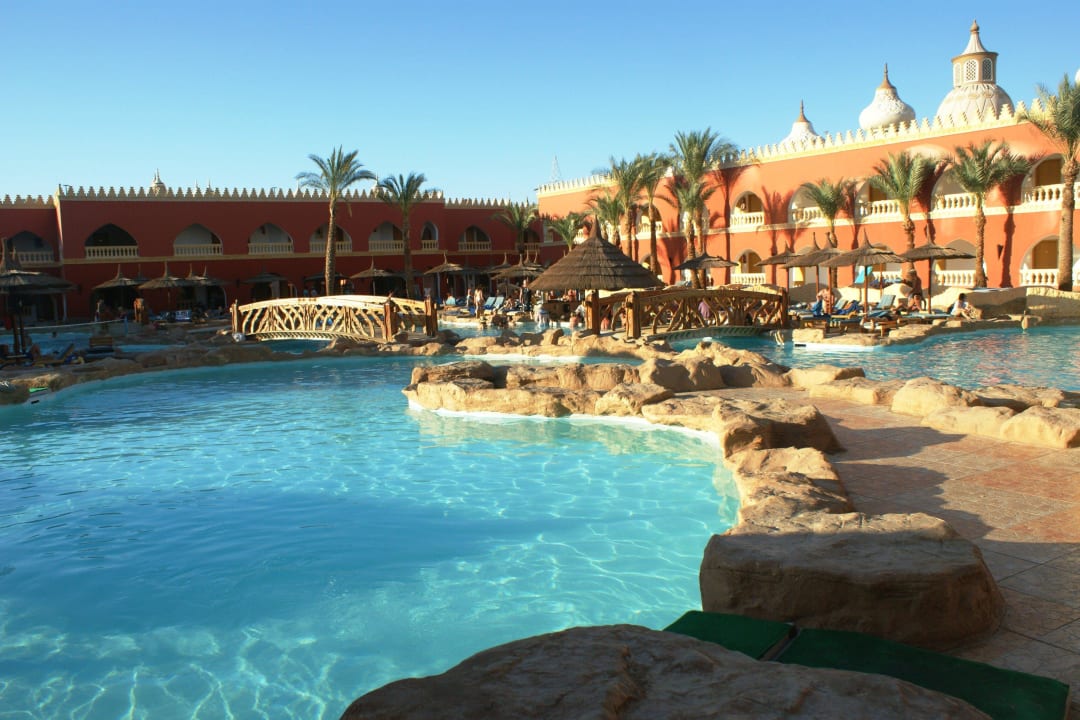 Haupt-und Aktivpool Pickalbatros Alf Leila Wa Leila Resort - Neverland Hurghada