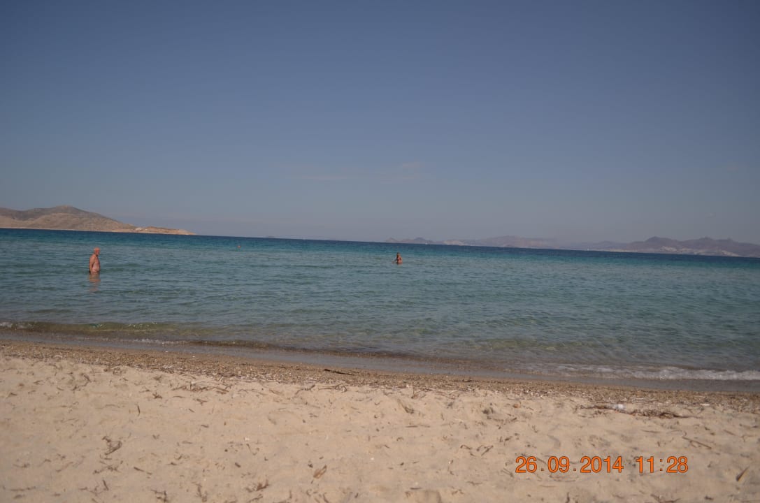 Szeroka piaszczysta plaża Ilios K Village Resort