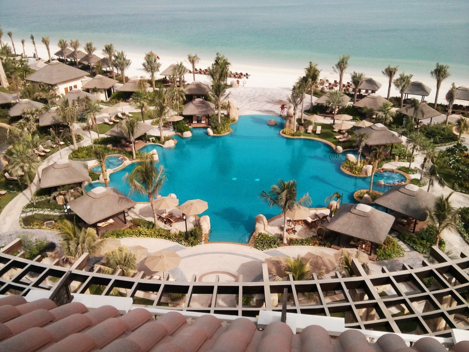 Pool aus der Palmsuite Sofitel Dubai The Palm Resort & Spa