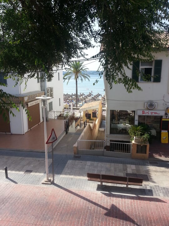 Ausblick vom Balkon Paguera Treff Boutique Hotel