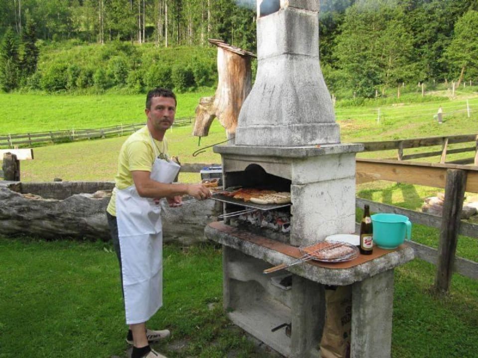 Grillabende mit unseren Gästen Bauernhof Kendlhof