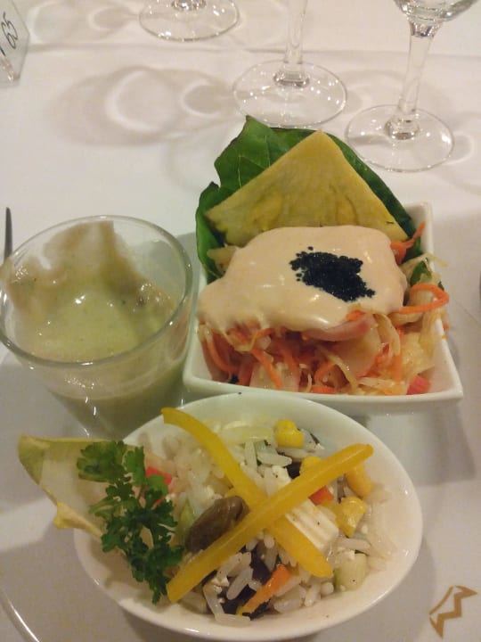 Leckere Vorspeisen Hotel Riu Palace Tres Islas