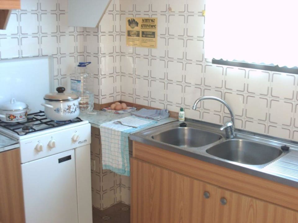 Der separate Küchenbereich Hotel Bon Aire