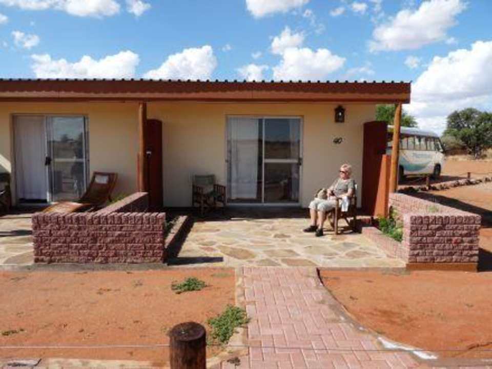 Unser Bungalow in der Kalahari Anib Lodge Kalahari Anib Lodge