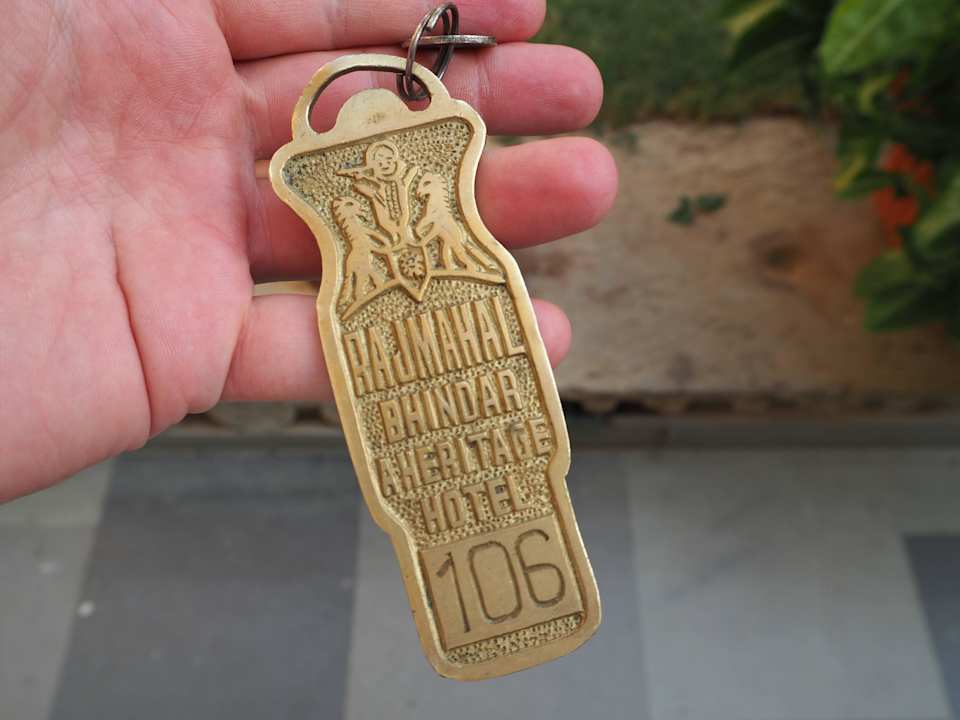 Zimmerschlüssel Hotel Rajmahal Bhindar