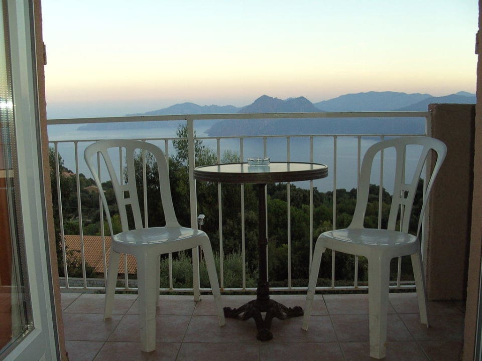 Balkon Zimmer Nr. 13 Hotel Le Scandola