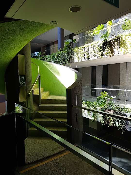 Gartenanlage Hotel Crowne Plaza Changi Airport