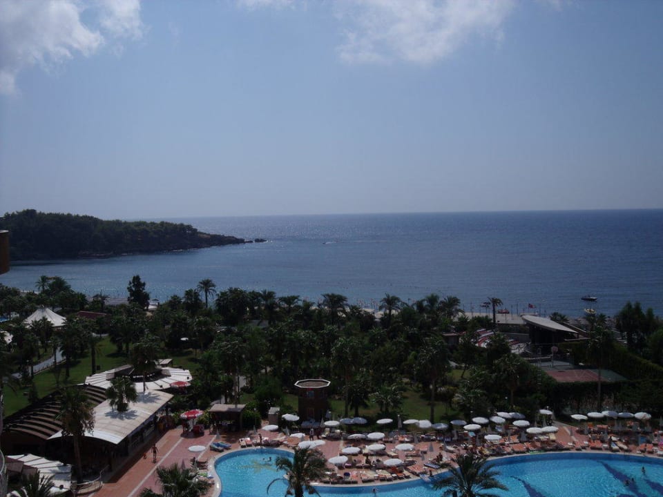 Blick vom Hotelbalkon Arycanda Kirman Premium