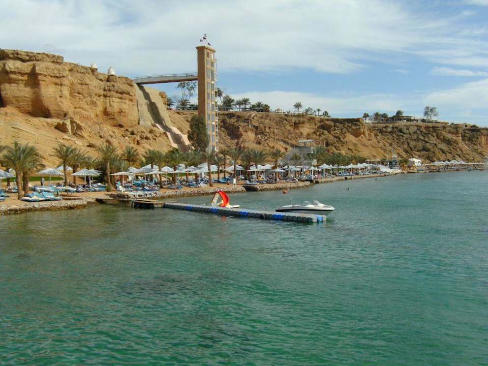 Hotelaufzug zum Strand Albatros Sharm Resort