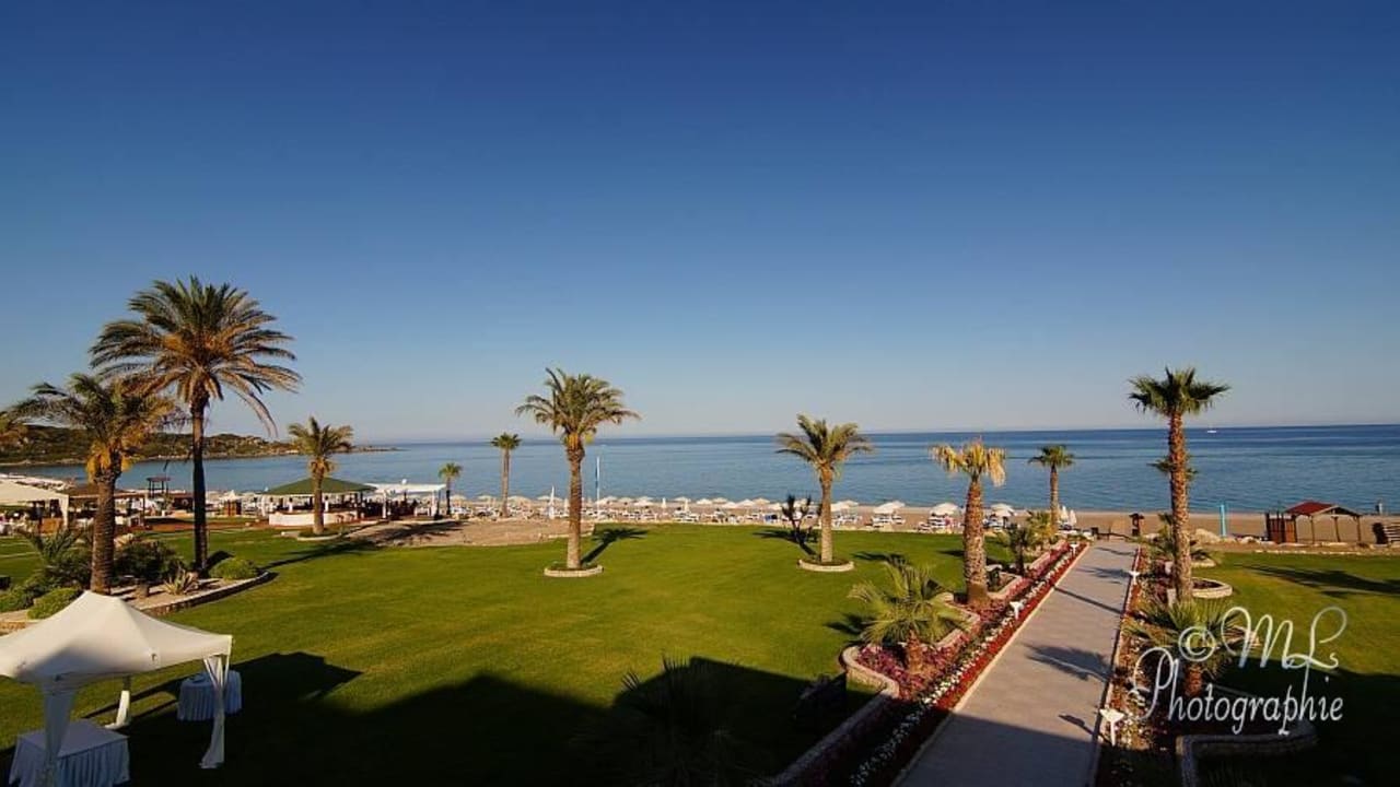 Ausblick vom Balkon Zimmer 6110 Rodos Palladium Leisure & Wellness