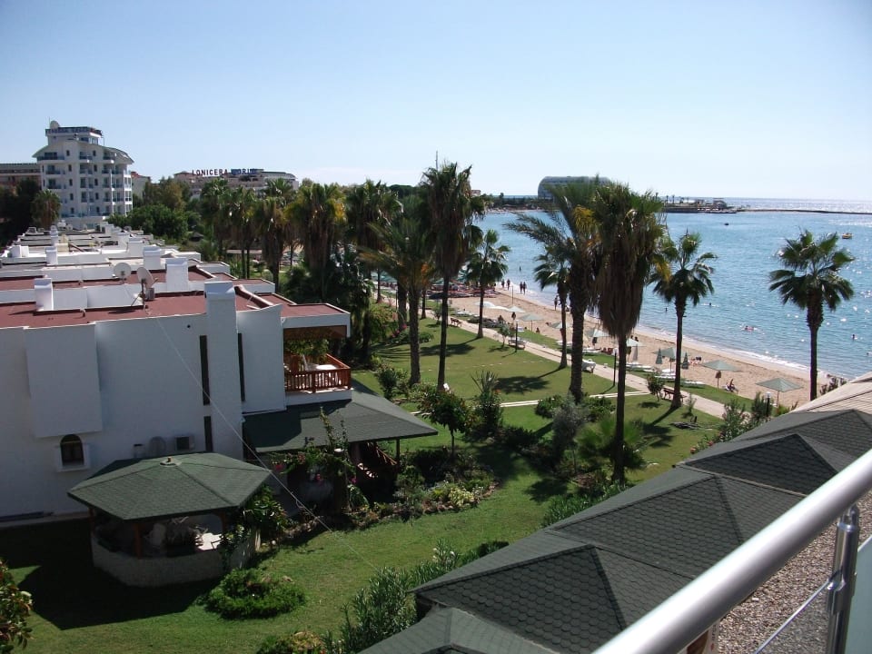Ausblick Zimmer seitlicher Meerblick Aska Hotel Just in Beach
