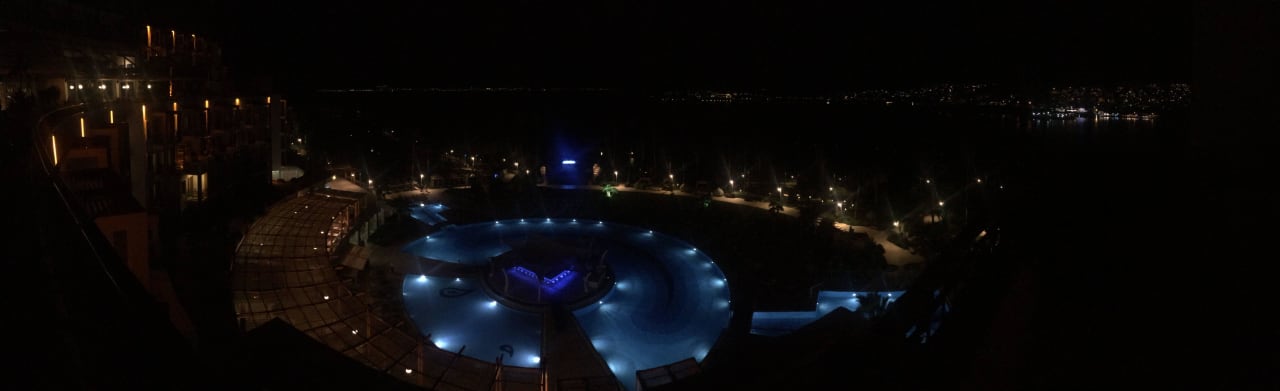 Pool bei Nacht Kefaluka Resort Bodrum