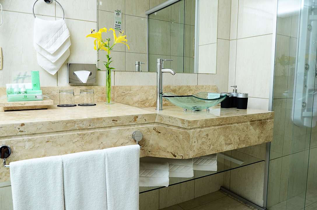 Banheiro Suite Executiva Hotel Holiday Inn Parque Anhembi