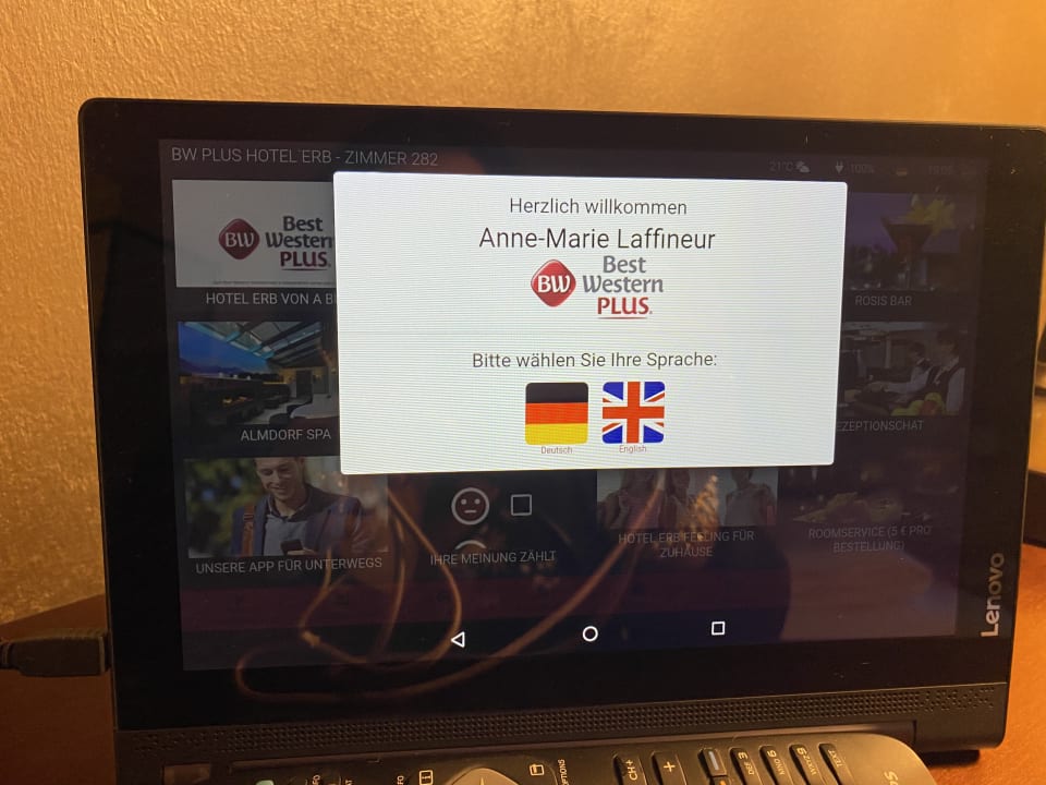 Zimmer Best Western Plus Hotel Erb