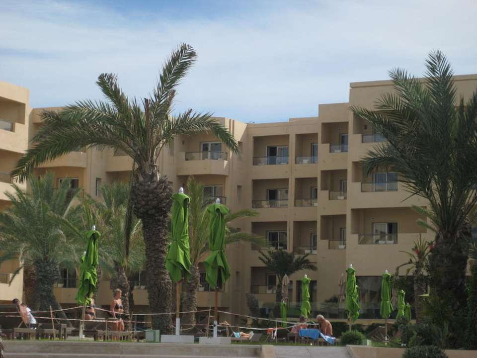 Innenhof Hotel Rosa Beach