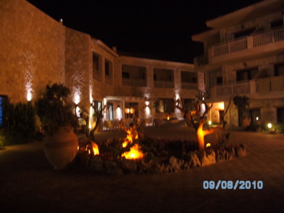 Innenhof bei Nacht Cactus Royal