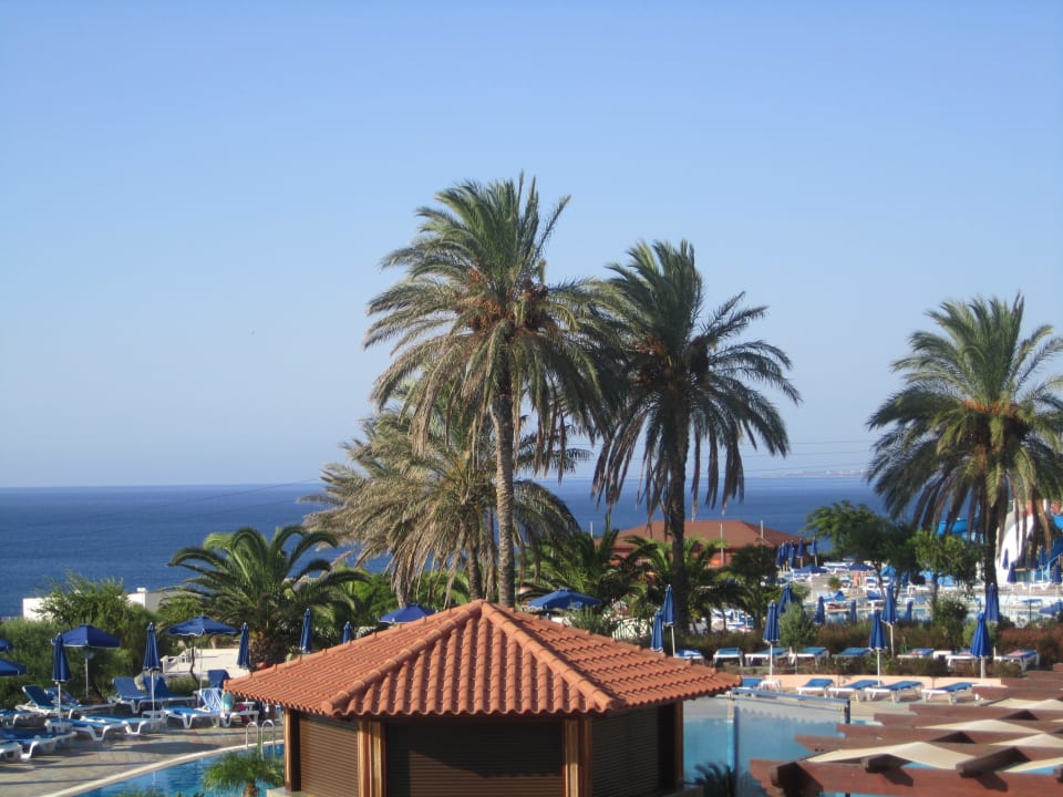 Blick von der Hotelbar  Rodos Princess Beach Hotel & Spa