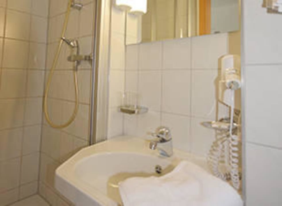 Badezimmer Motel Raststätte Hirschberg Ost