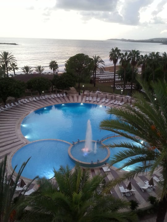 Ausblick vom Balkon Top Hotel