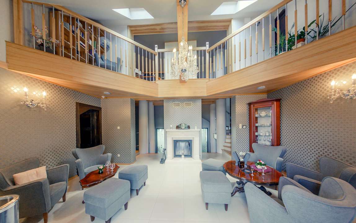 Sala kominkowa Rezydencja Spa & Wellness Nad Wodospadem