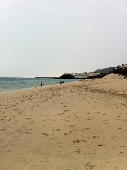 Blick auf Morro Jable vom Hotelstrand  ROBINSON JANDIA PLAYA