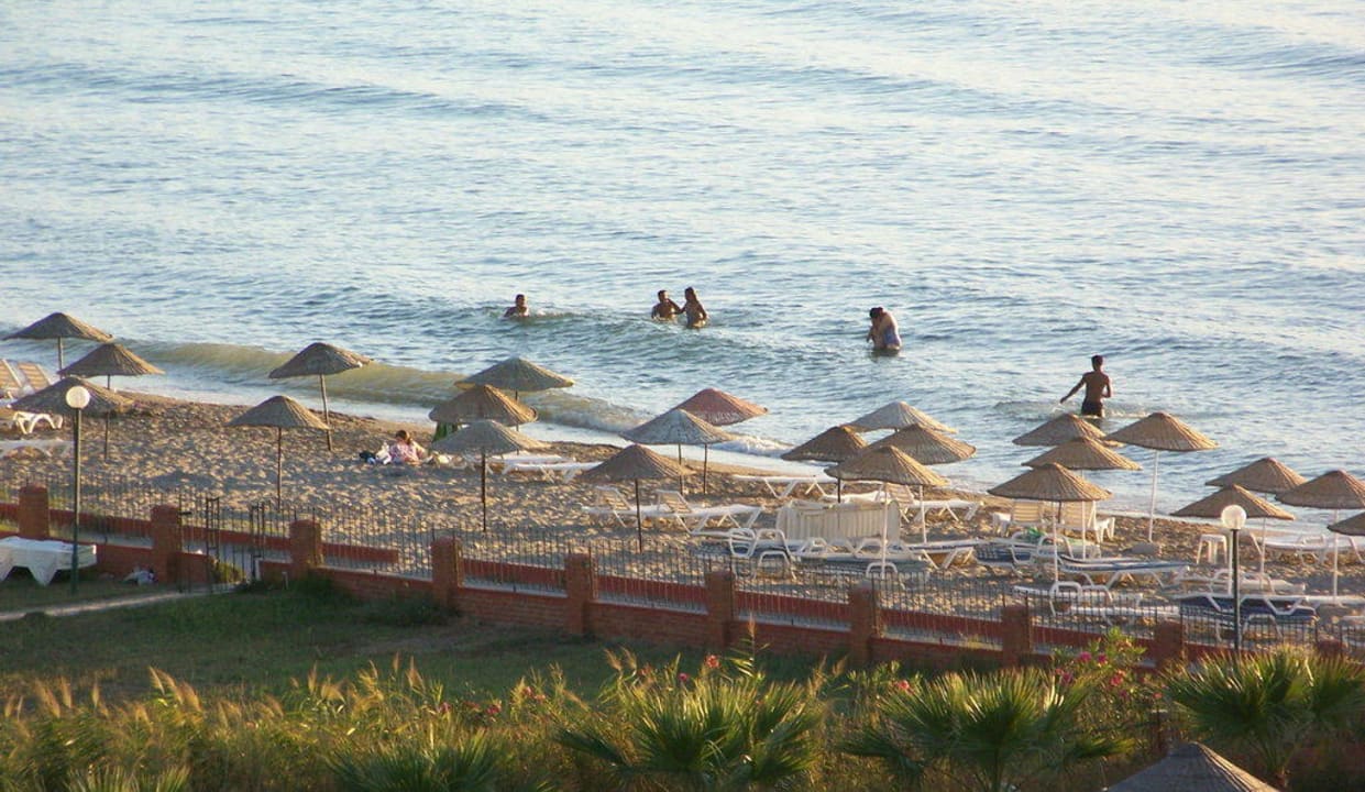 Blick zum Strand Hotel Ephesia