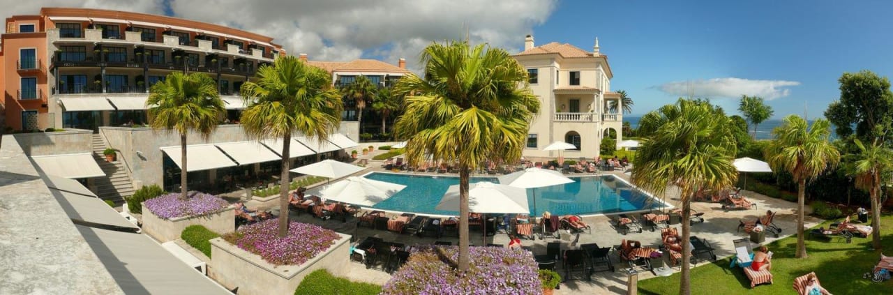 Panoramaschwenk vom Hotel vom Atlantik Grande Real Villa Italia