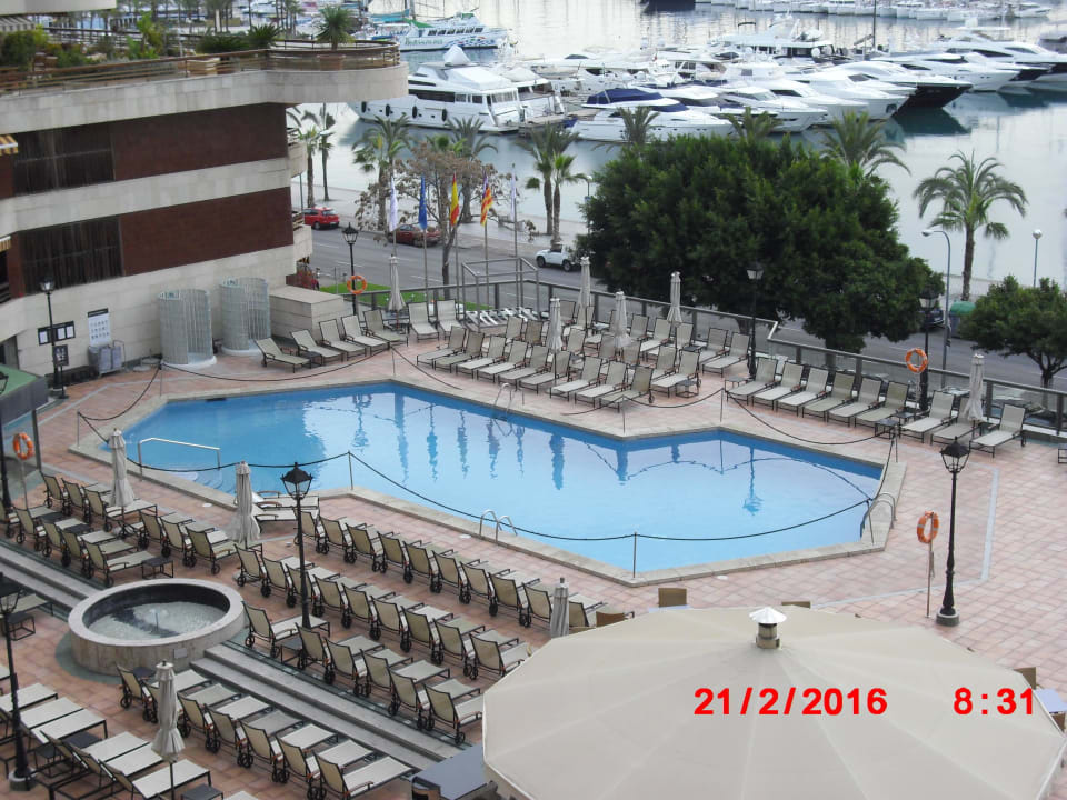 Pool mit Liegen Melia Palma Marina