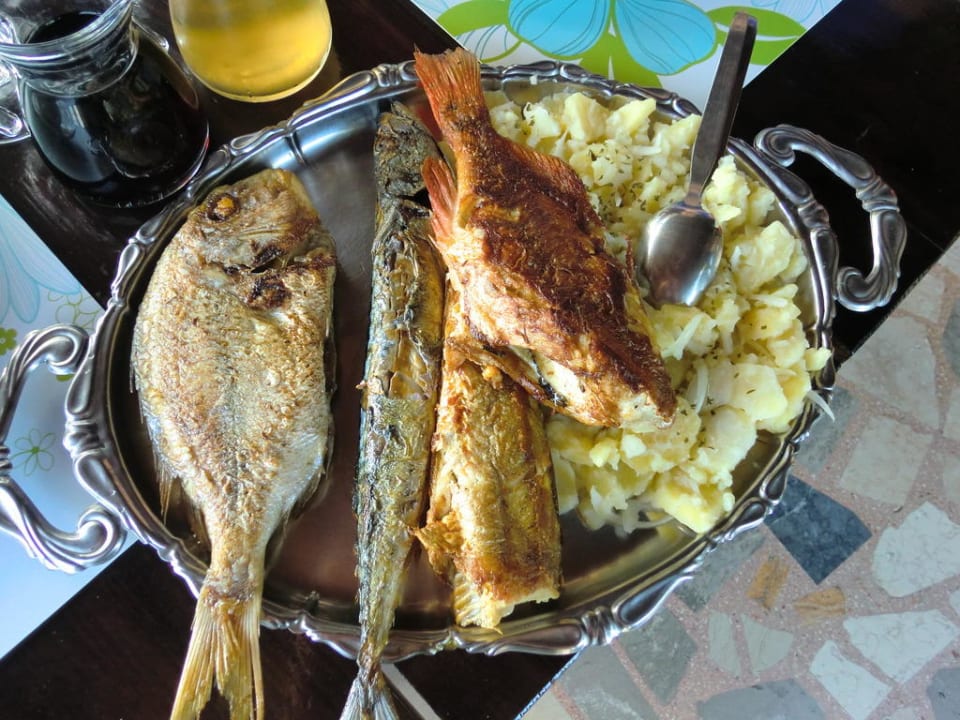 Fisch gegrillt von Biba Pension Biba Poreč