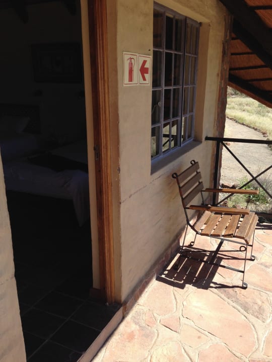 Balkon/Terrasse vor dem Zimmer Twyfelfontein Country Lodge