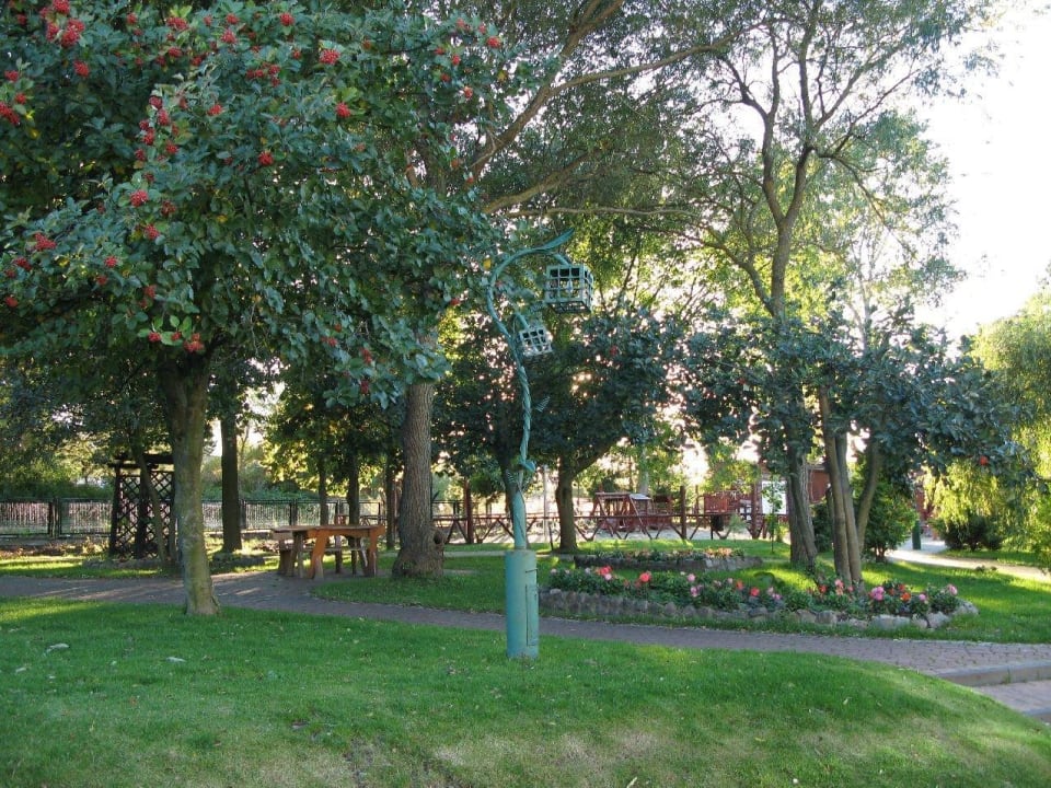 Ogród przy hotelu Primavera Jastrzębia Góra