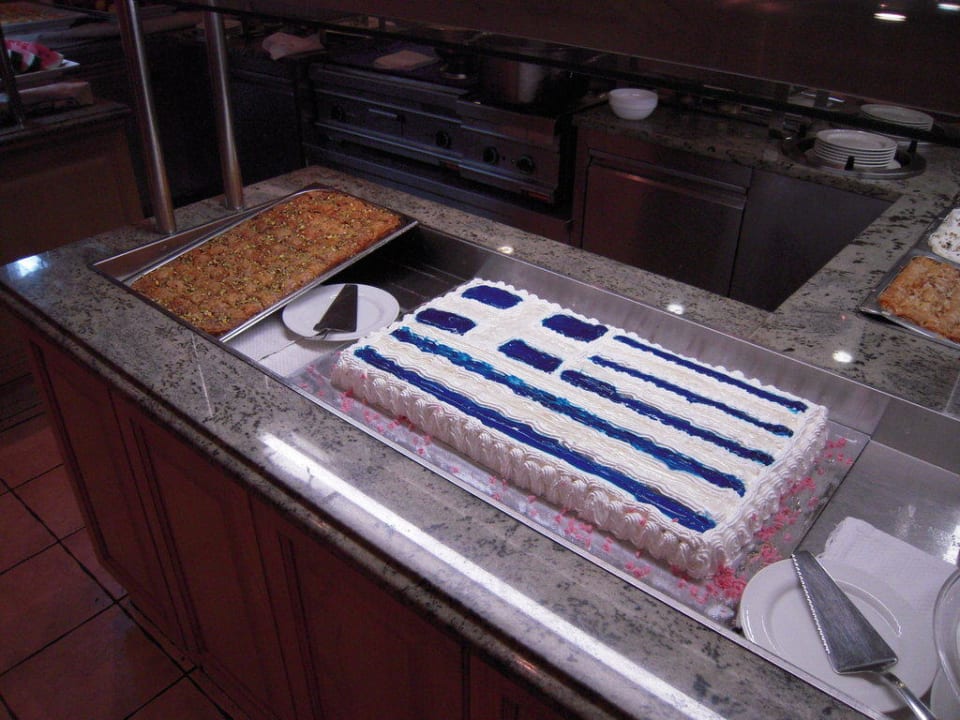 Buffet am griechischem Abend Lindos Princess Beach Resort & Spa