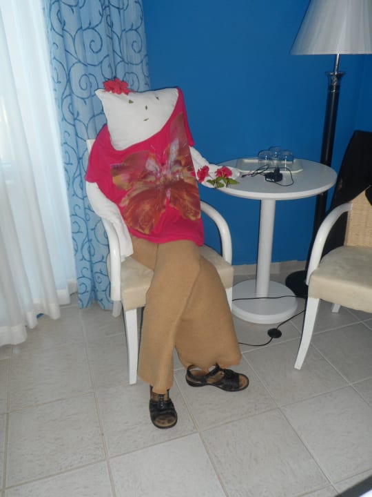 Wie immer wurde das Zimmer nett dekoriert Muthu Playa Varadero