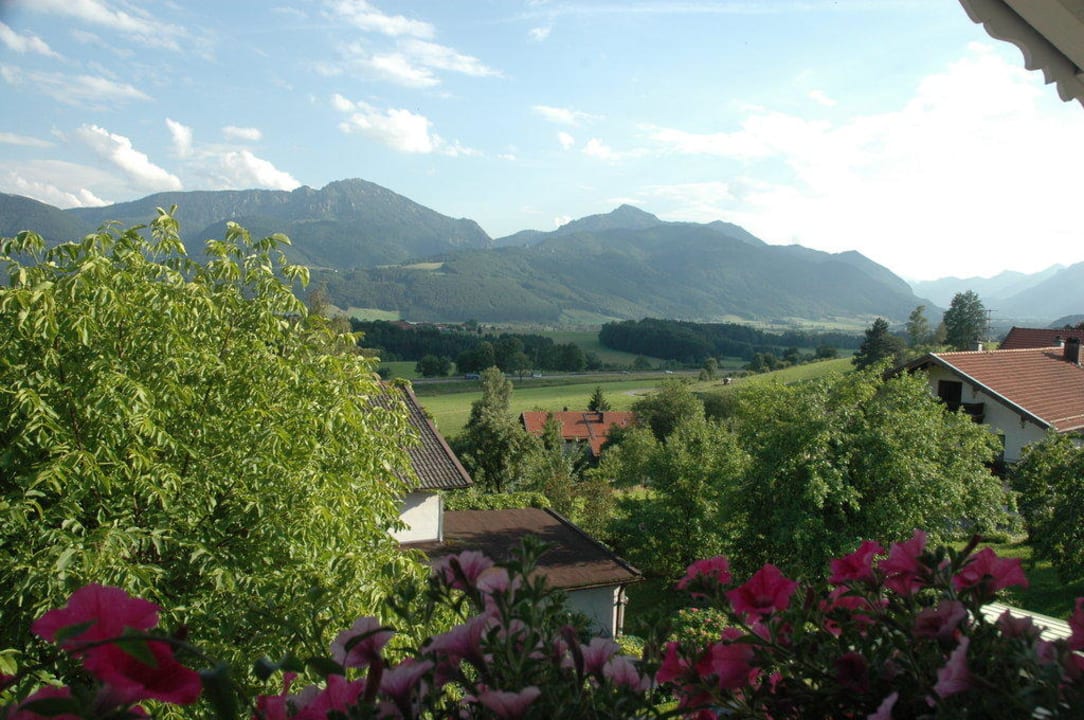 Blick von unserem Balkon Hotel Garni Alpenblick