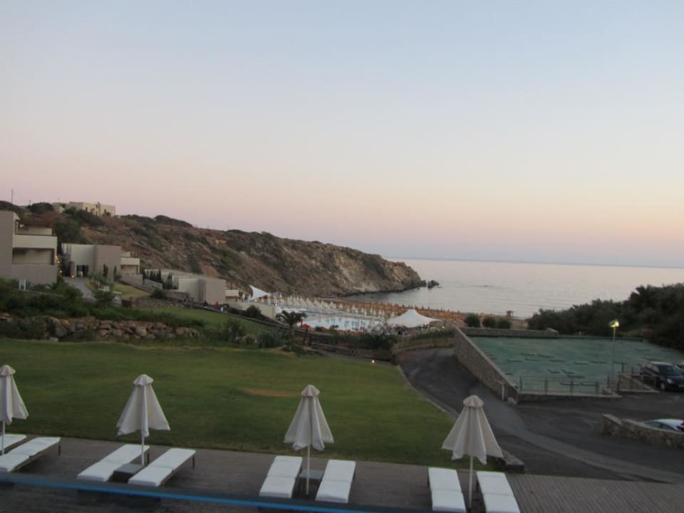 Ausblick vom Restaurant Atlantica Mikri Poli Crete