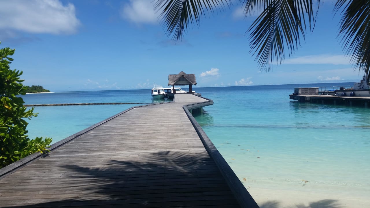 Ankunftssteg  Kuramathi Maldives