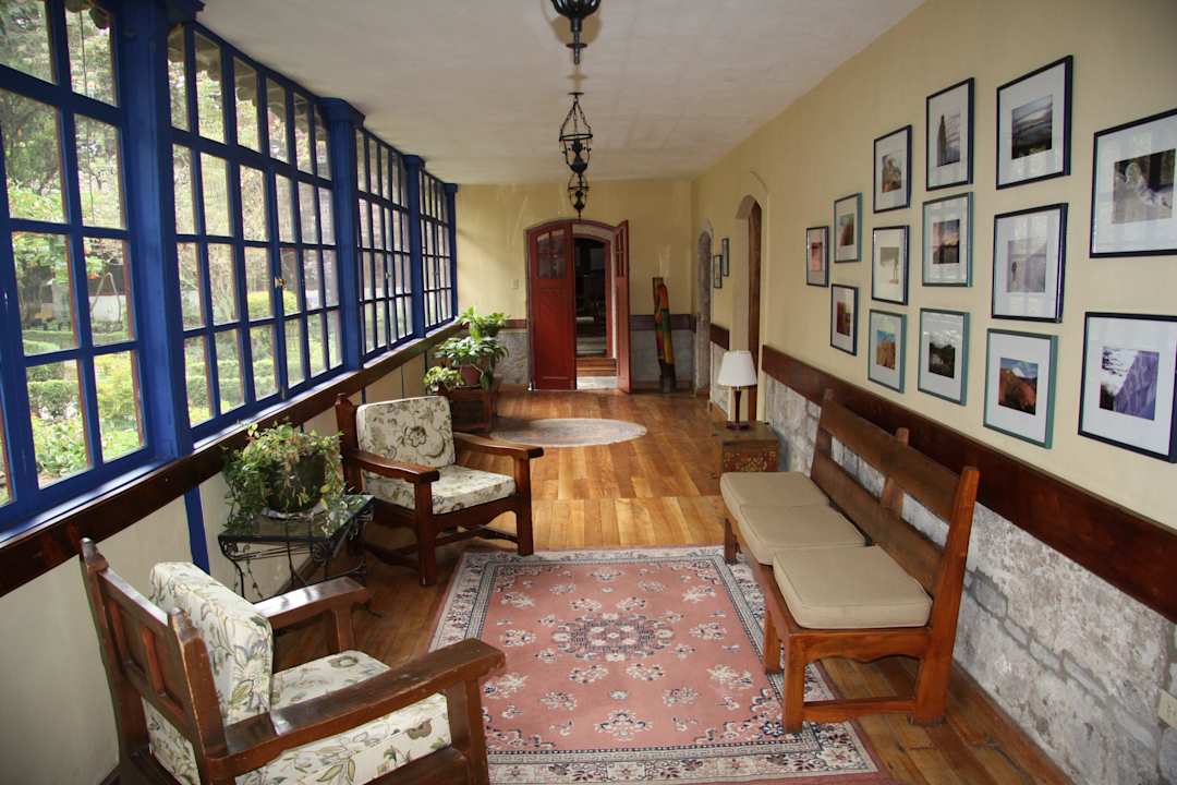 Flur zu den Zimmern Hacienda La Cienega