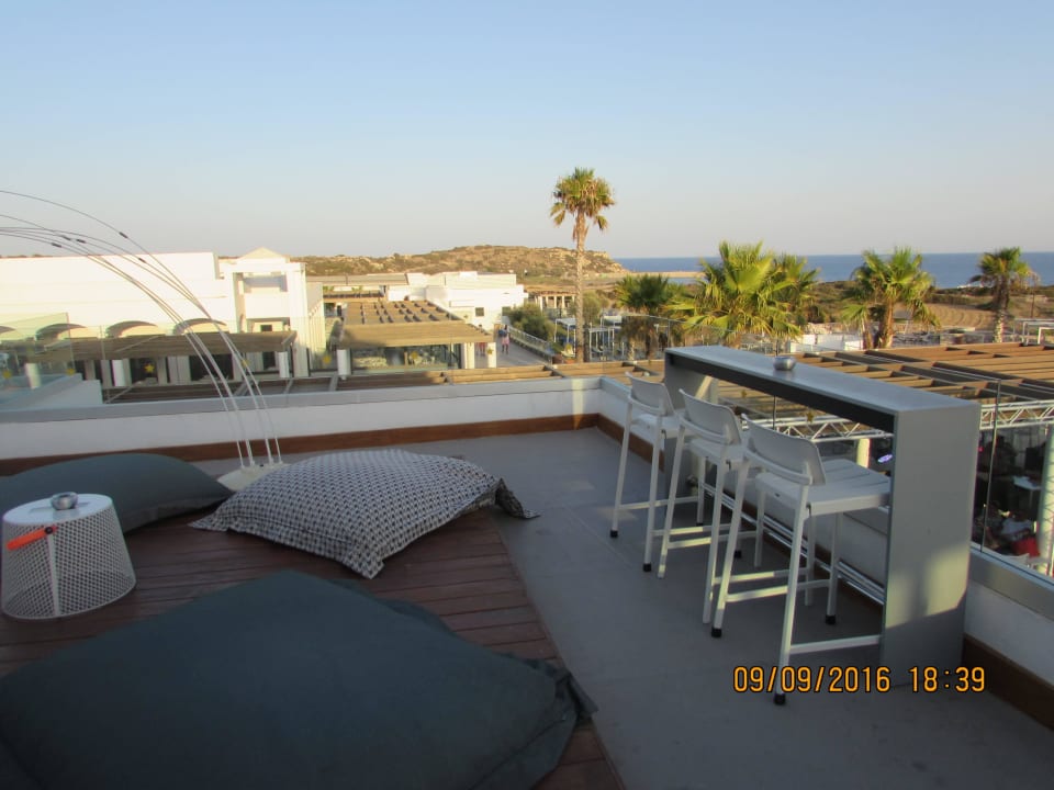 Wunderbar von der Terrasse aus Atlantica Plimmiri