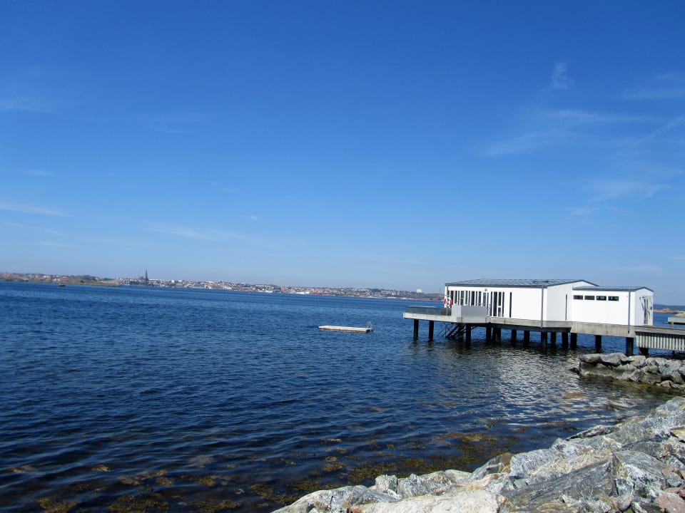 Sauna-/ Wellnessbereich mit Pool und Badesteg Gullmarsstrand Hotel