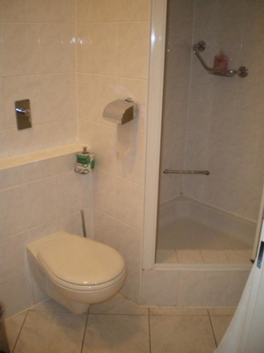 Badezimmer, Haltegriff in der Dusche! Hotel Veba