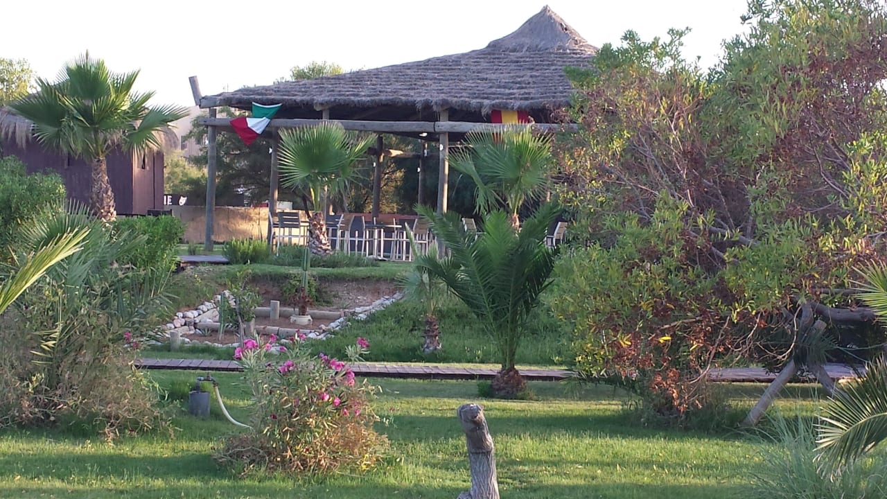 Bar in der Gartenanlage Skanes Serail Aquapark