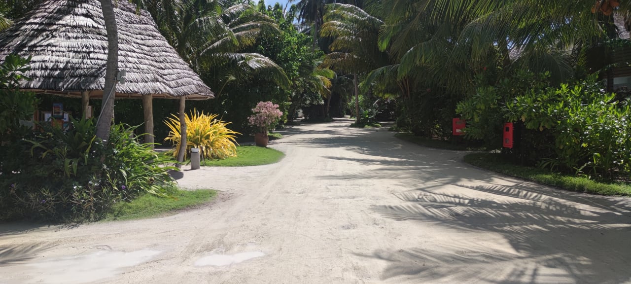 Gartenanlage Kuramathi Maldives