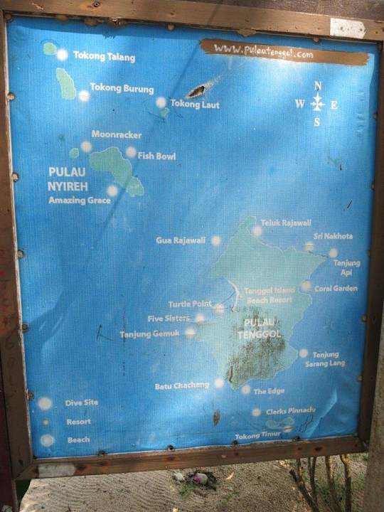 Divesites Tenggol Island Beach Resort